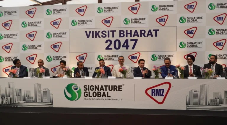 Signature Global & RMZ Form ₹7,500 Crore JV to Develop Commercial Hub in Gurugram