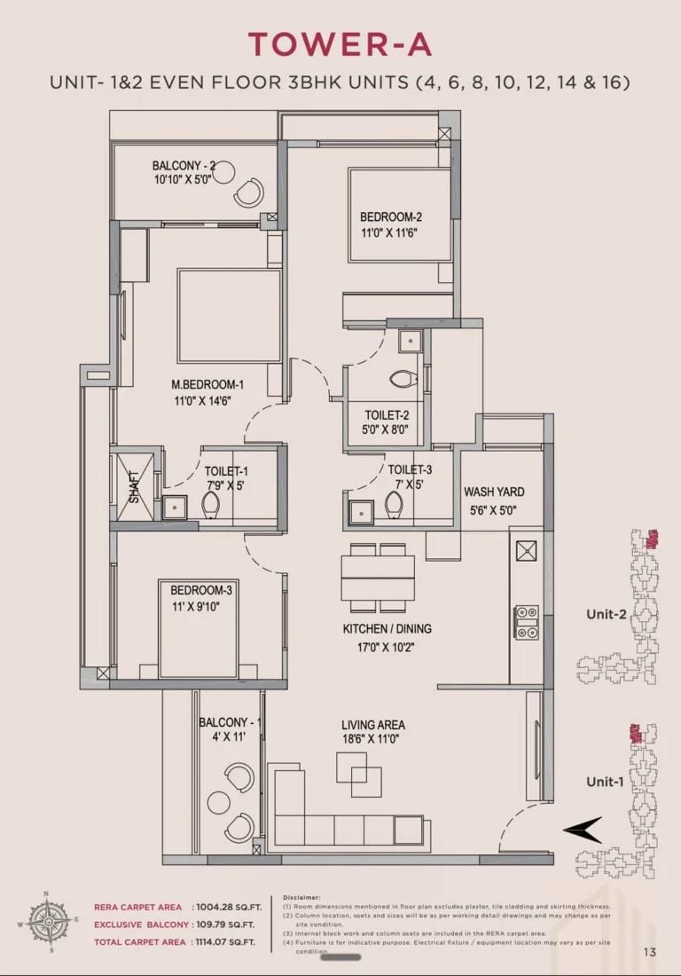 Arvind Skycrest Floor Plans