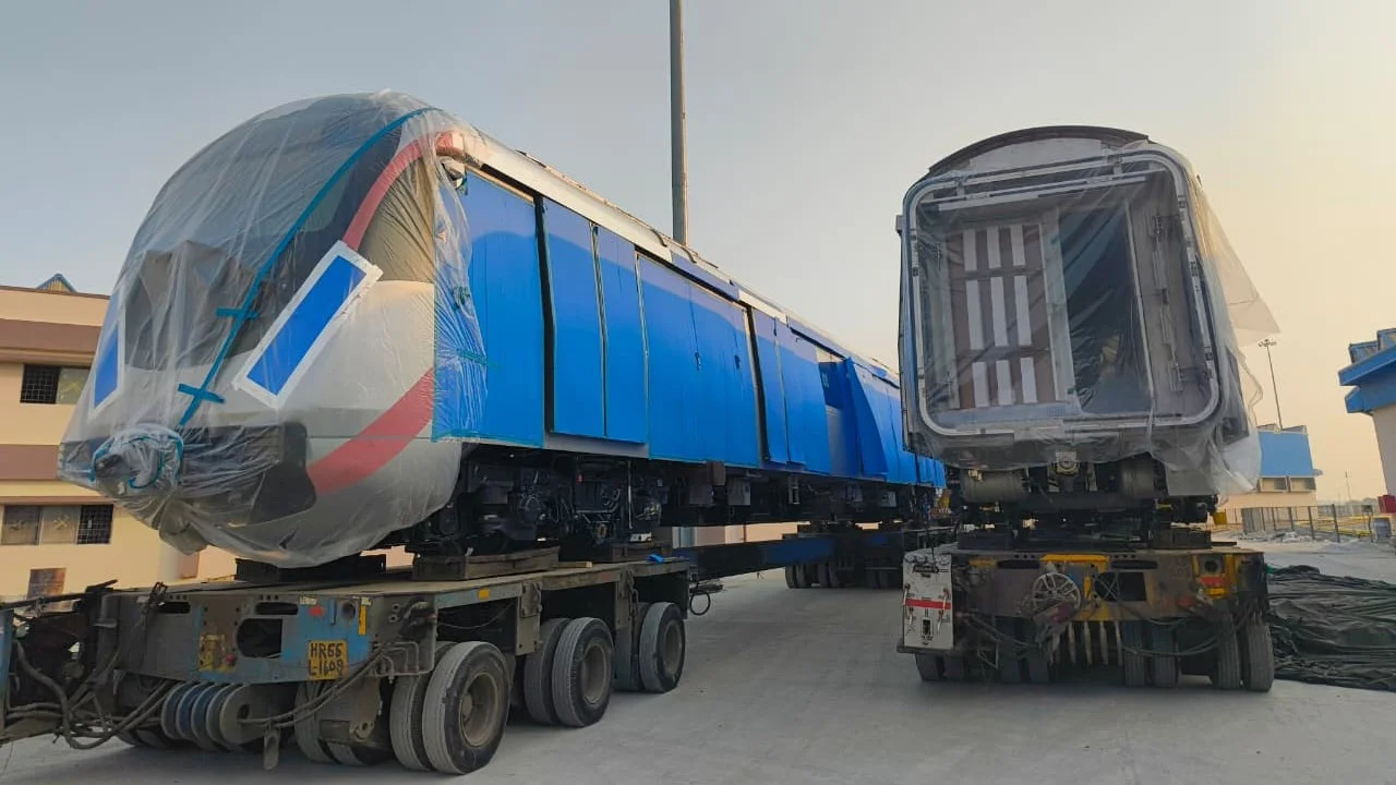 Fourth Train Delivered for Bengaluru’s Pink Line Metro