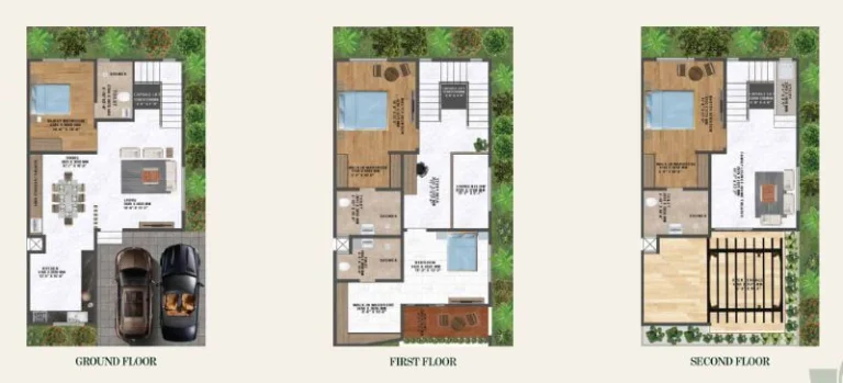 Markon Madhura Gardens Type 1 Floor Plan
