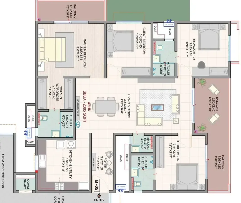 Myhna Vistara Floor Plans