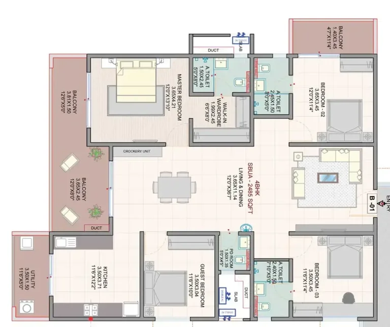 Myhna Vistara Floor Plans